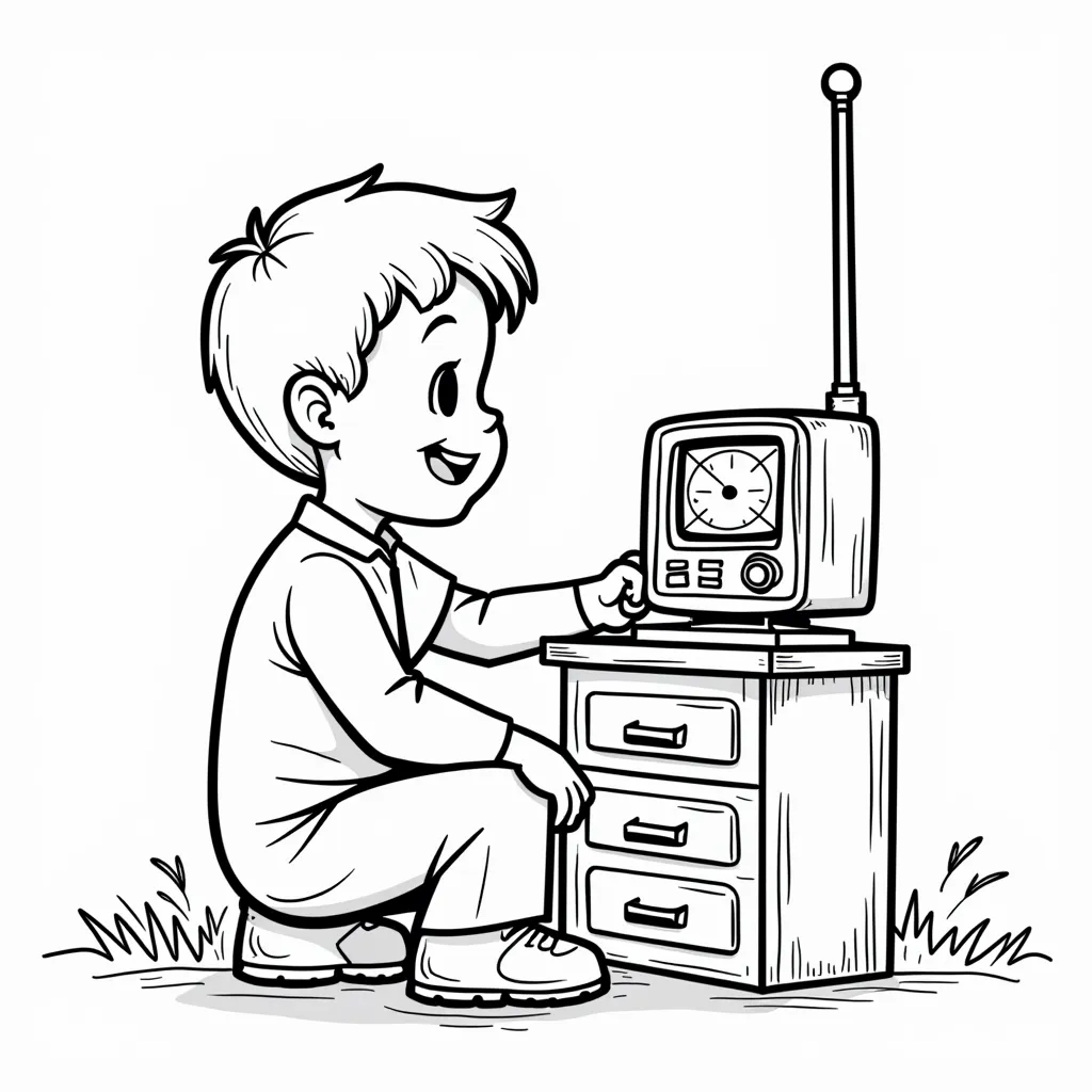 Radio Communication Tester coloring pages