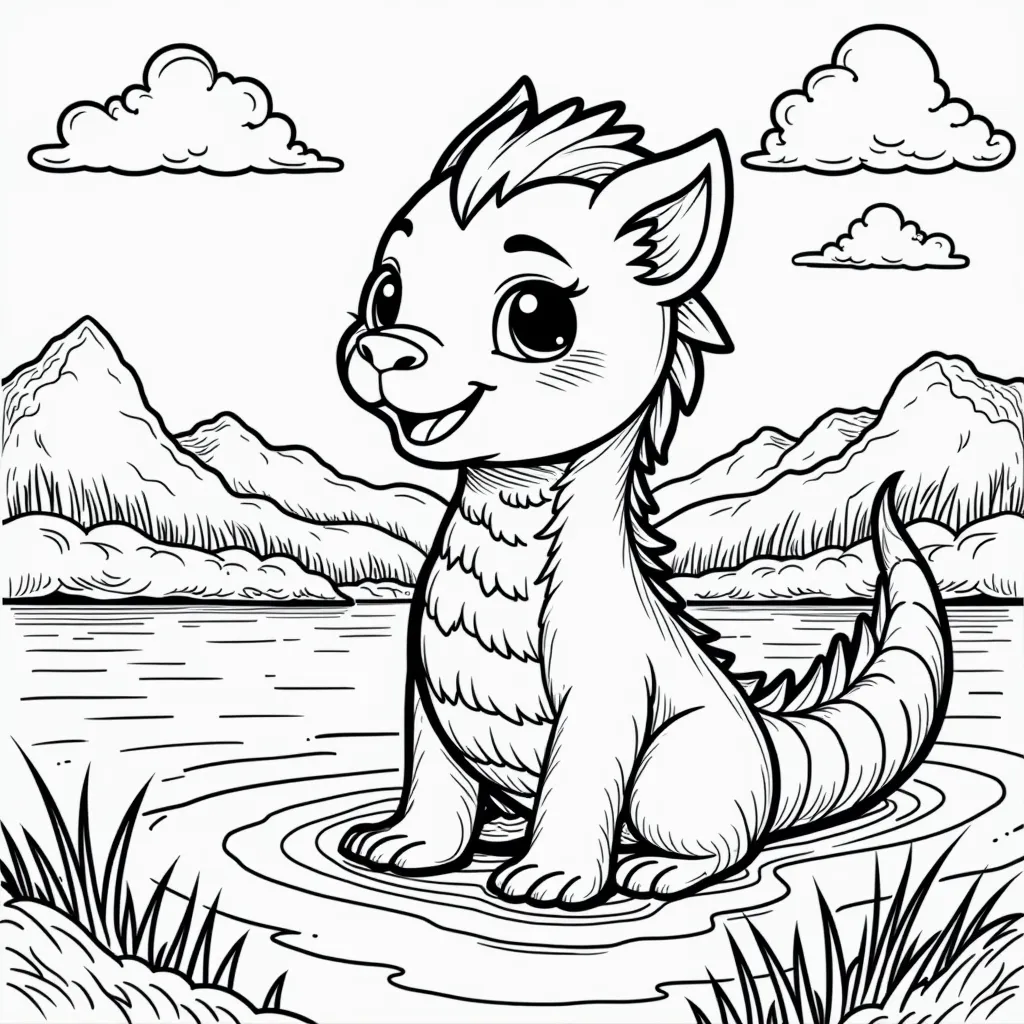 Yangtze coloring pages