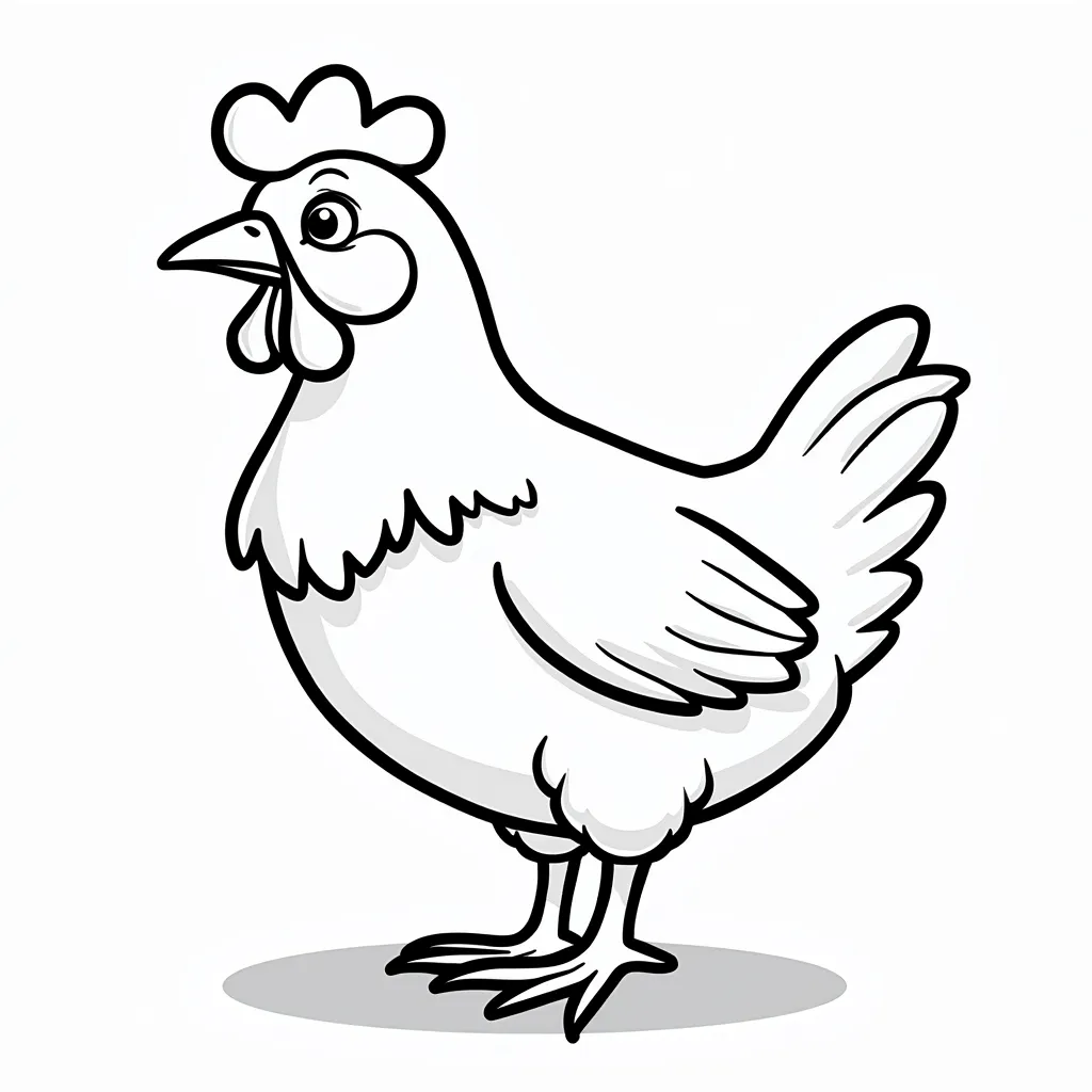 chicken coloring pages