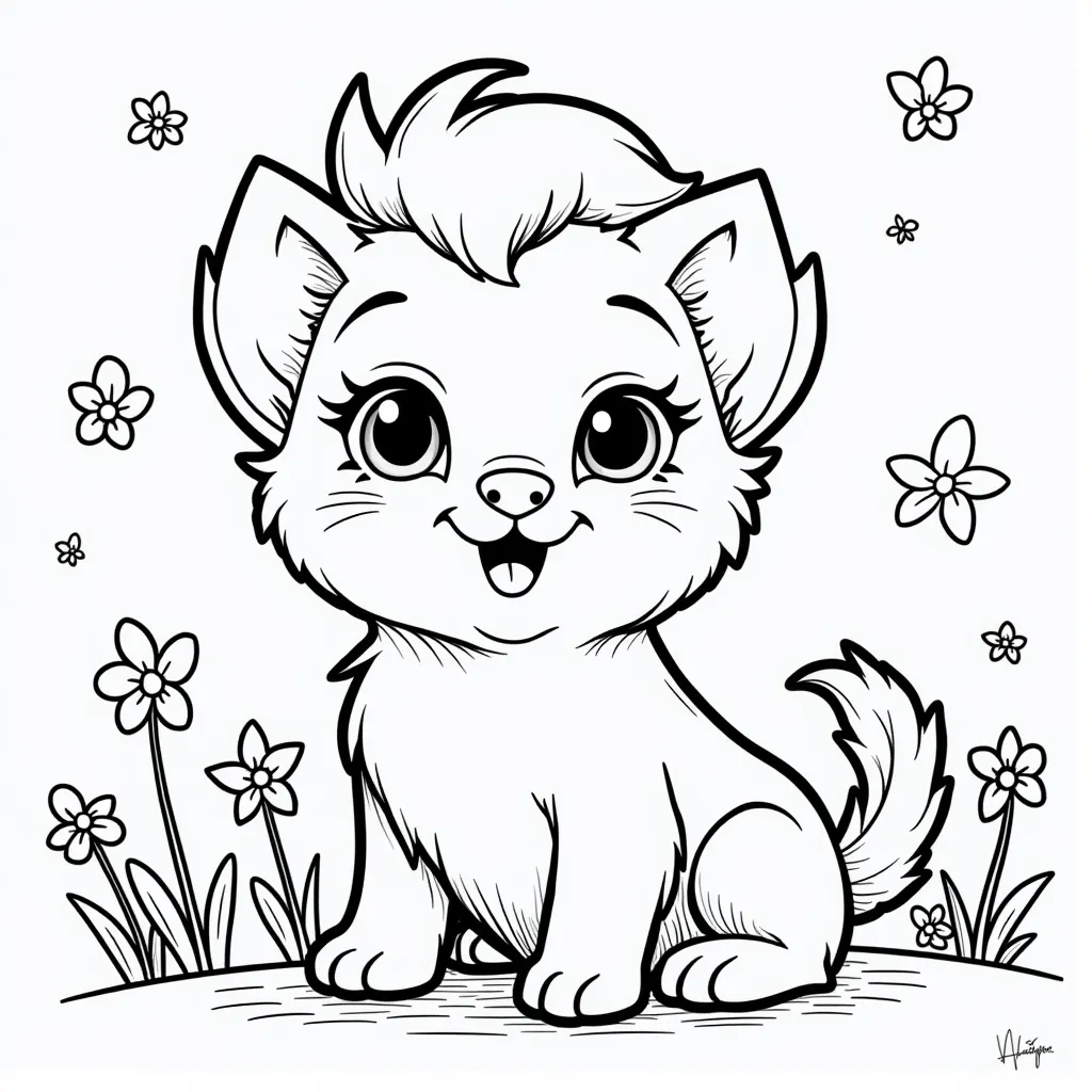 包而不办 Coloring Pages