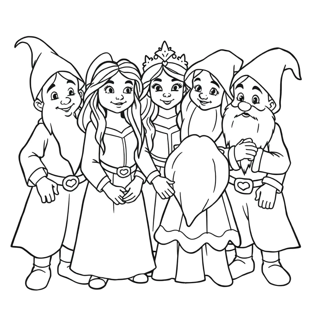 Seven princess one dwarf