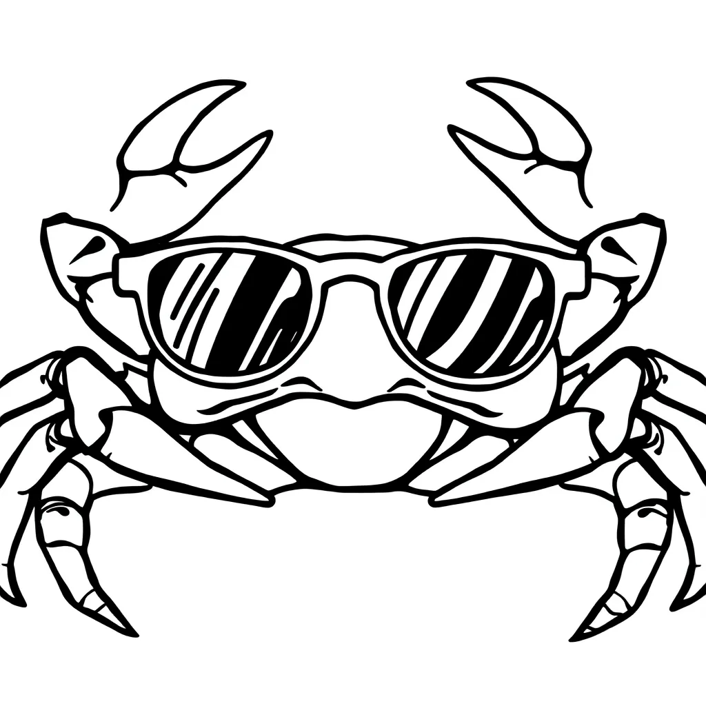 crab glasses