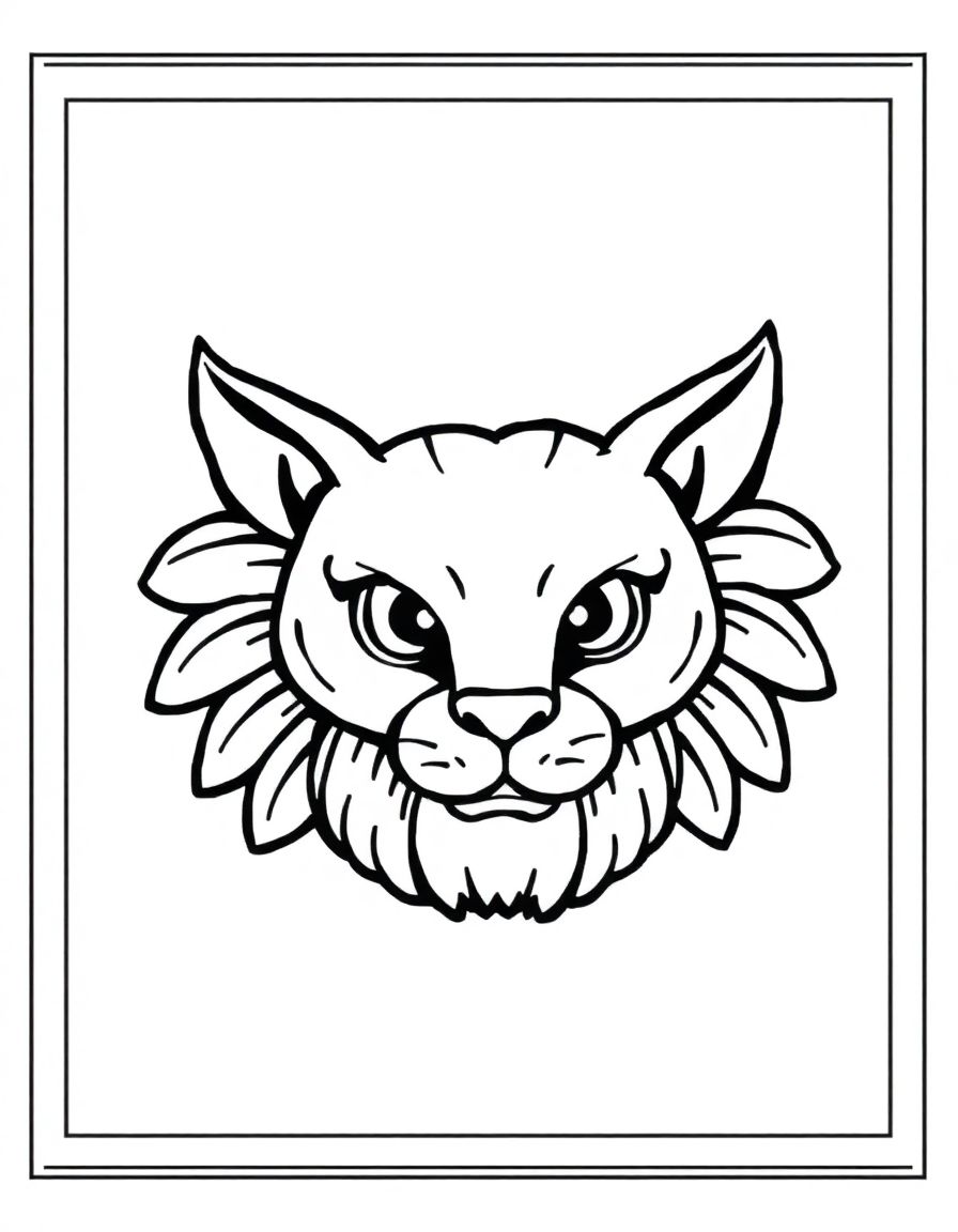 L.H.O.O.Q.,in a frame,simple lines,closed contours