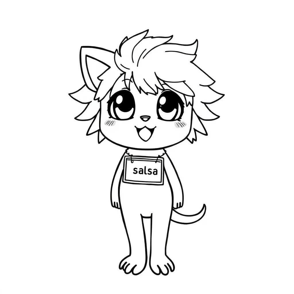 KUROMI WITH NAME TAG SALSA