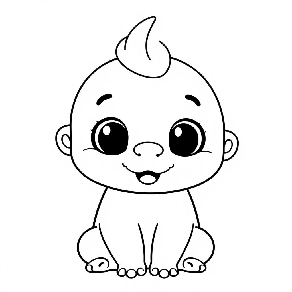 From childhood, A Zi was very cute.