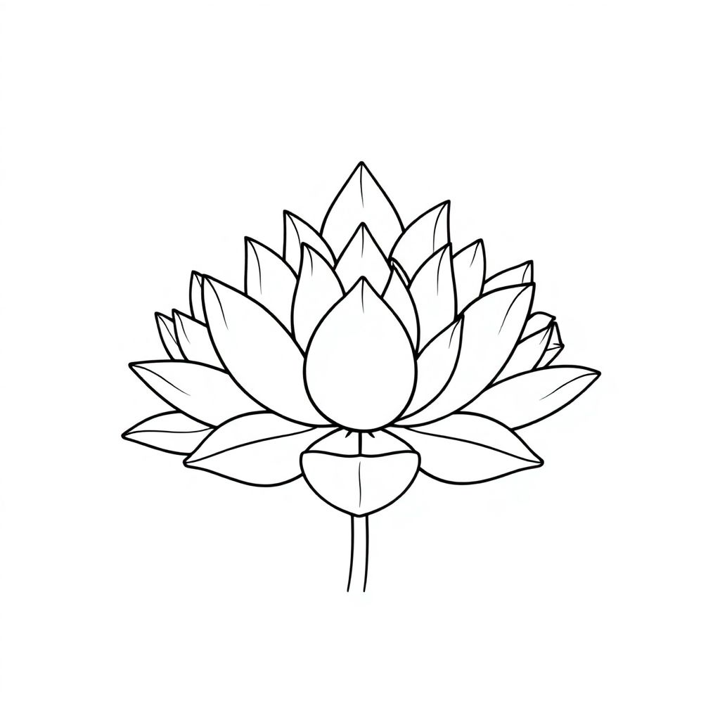 three Lotus flowers