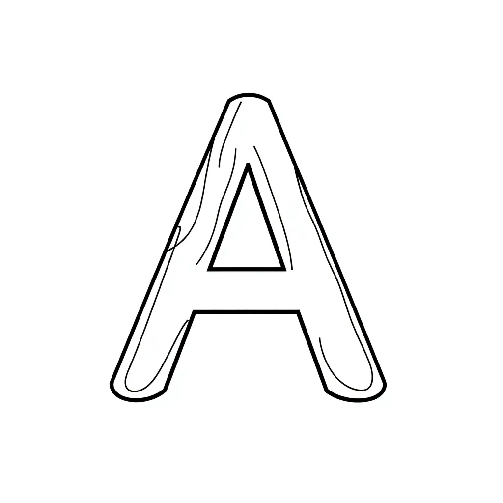 letter "A"
