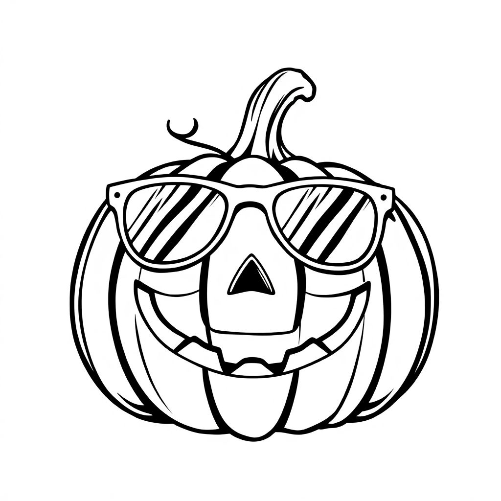 Halloween pumpkin sunglasses