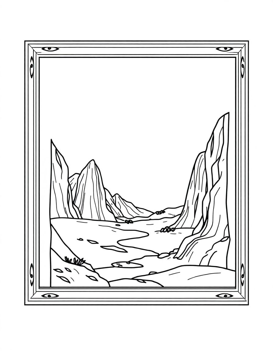 The Treachery of Images,in a frame,simple lines