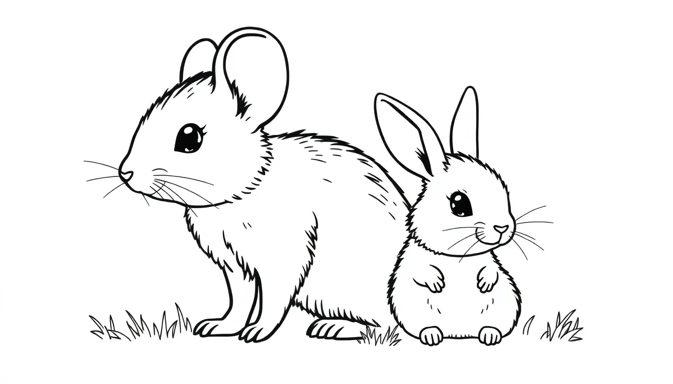 small mouse small rabbit