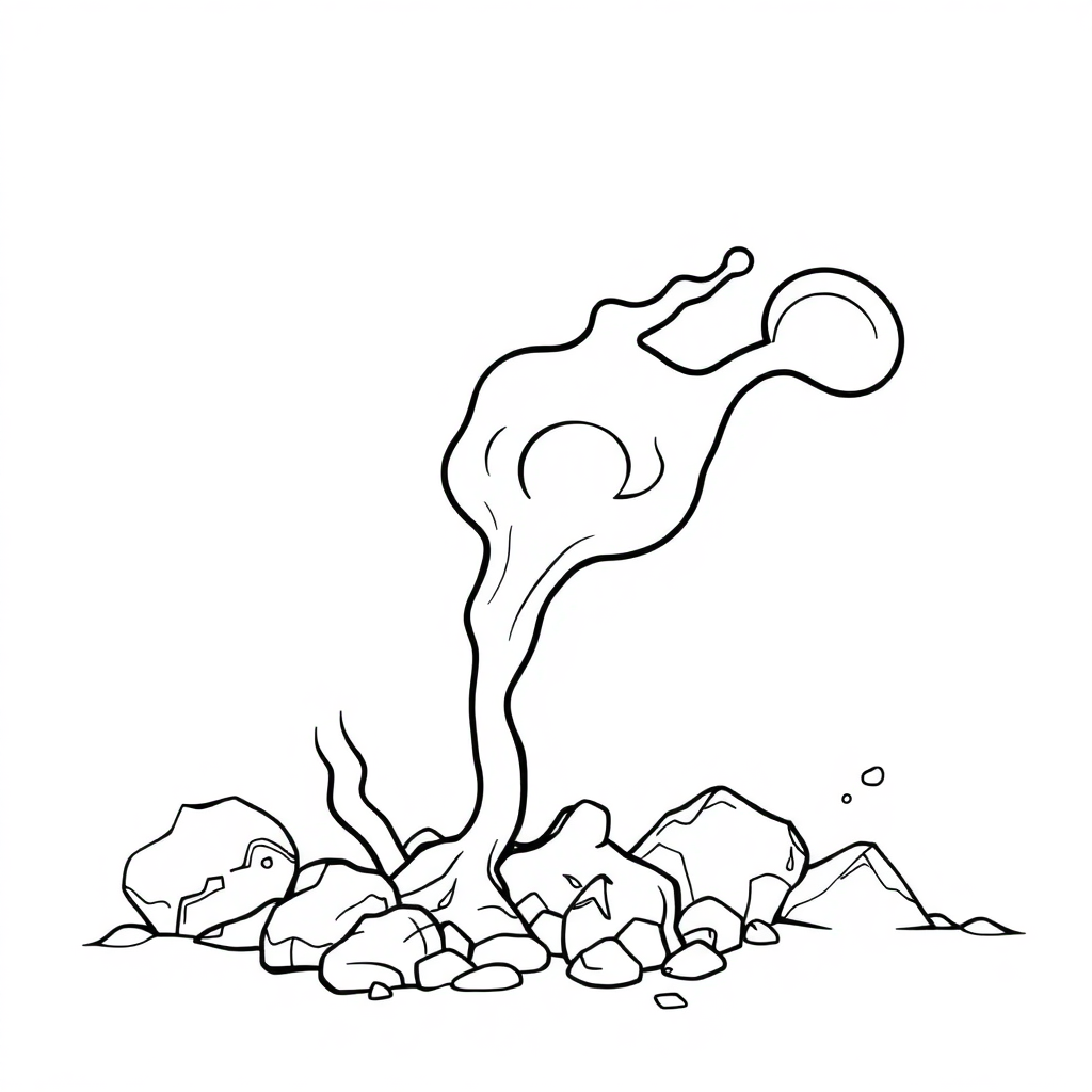 emissions of a irregular waste gas