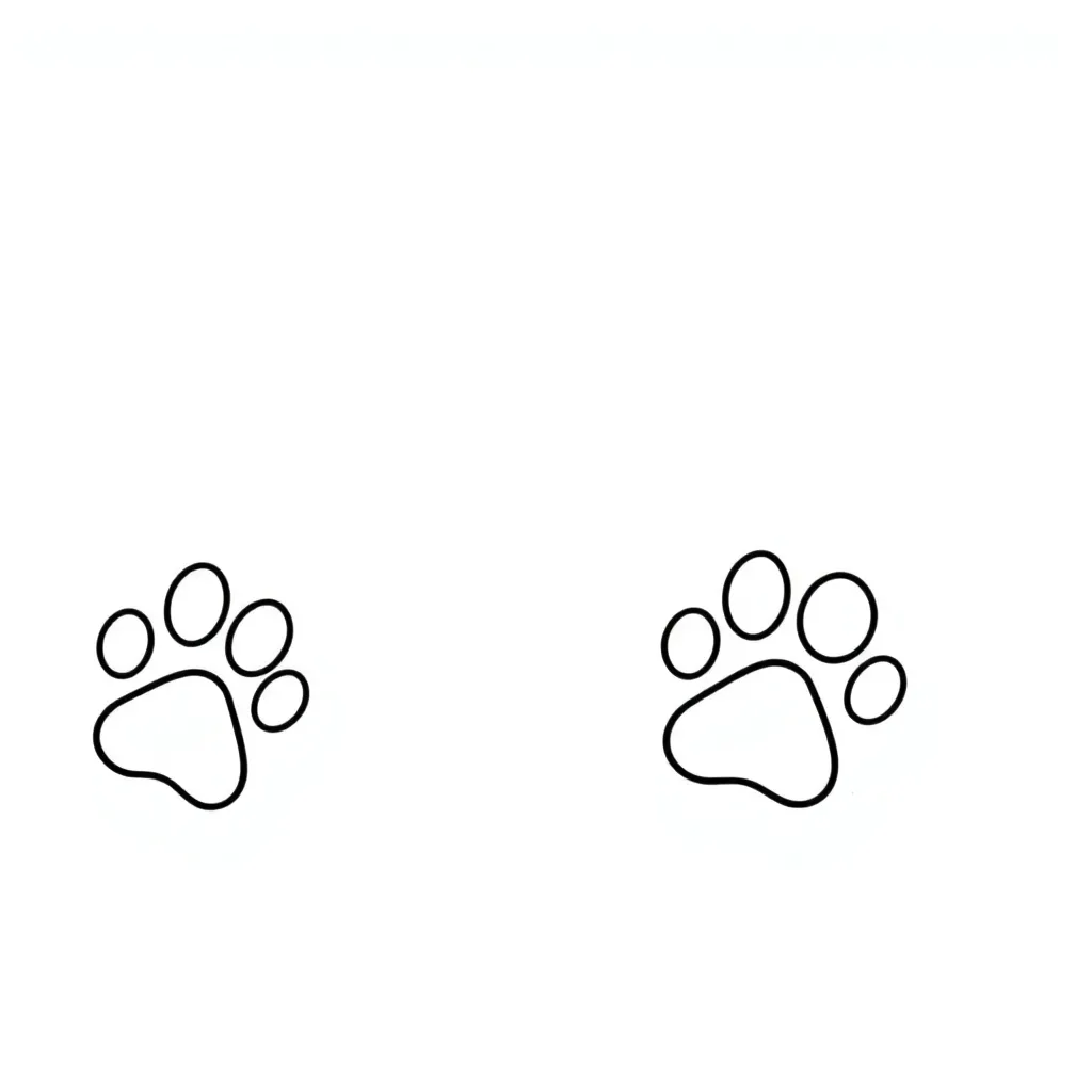 cat paw prints