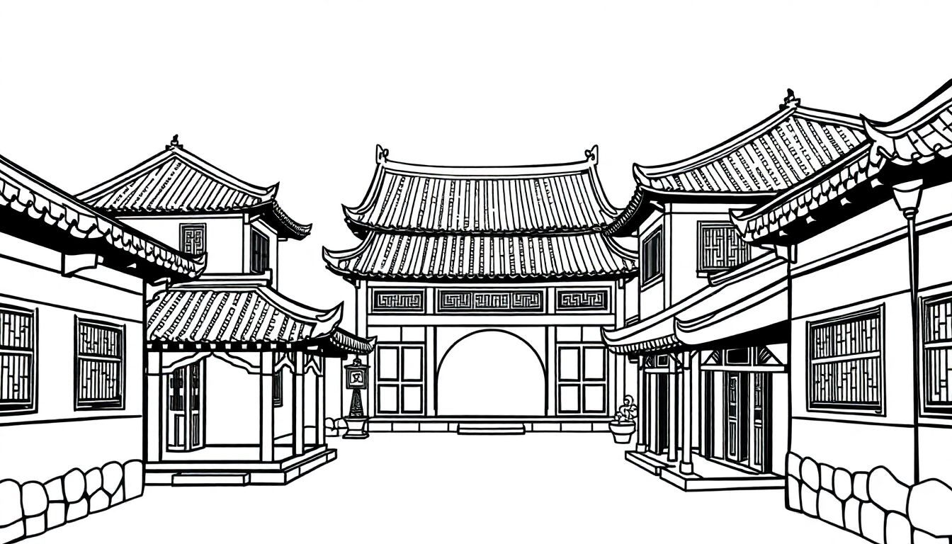 Ancient Chinese Adobe Houses