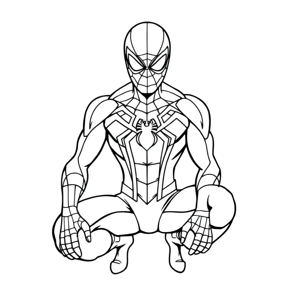draw a spiderman