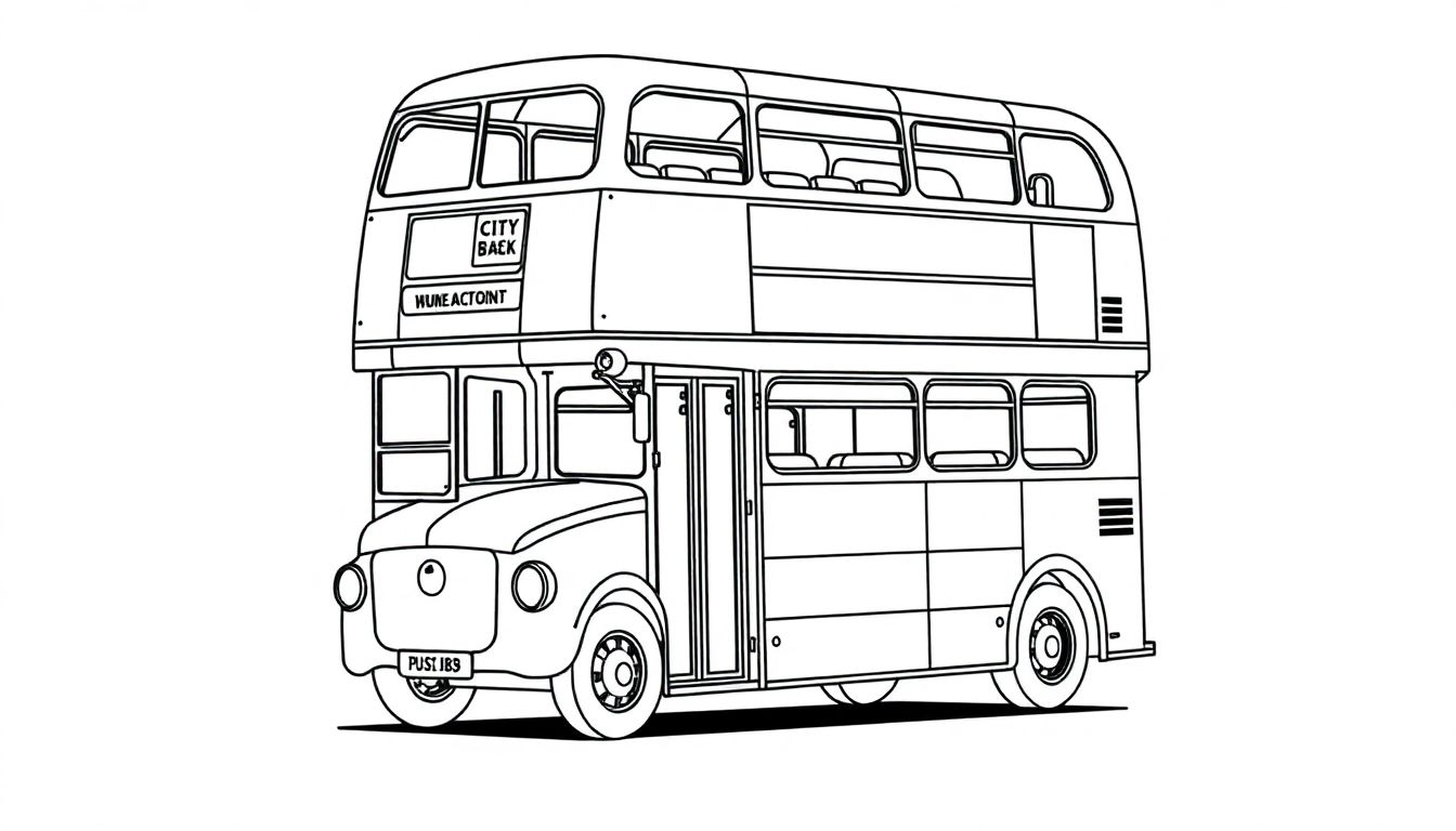 City sightseeing double decker bus