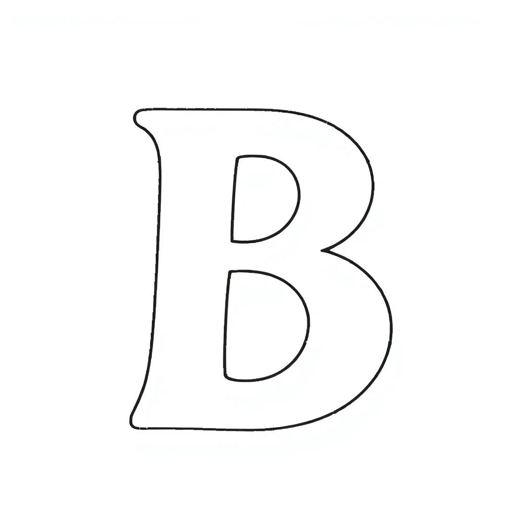 letter "B"