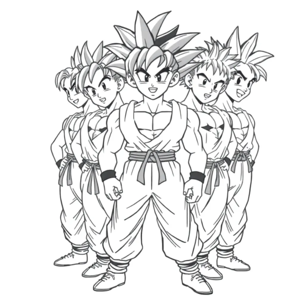 Seven dragon ball grown up trunks handsome