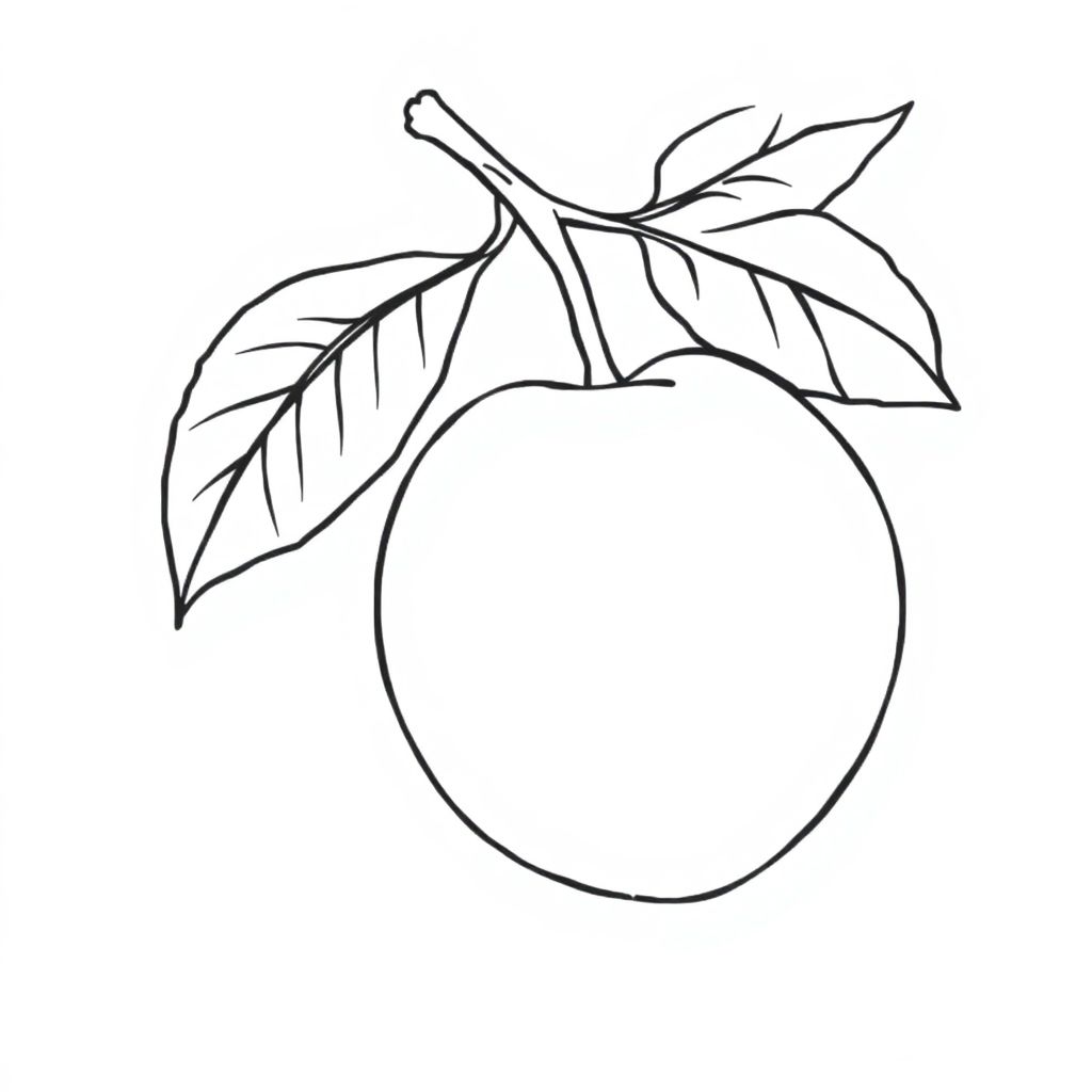 draw a picture about plum
