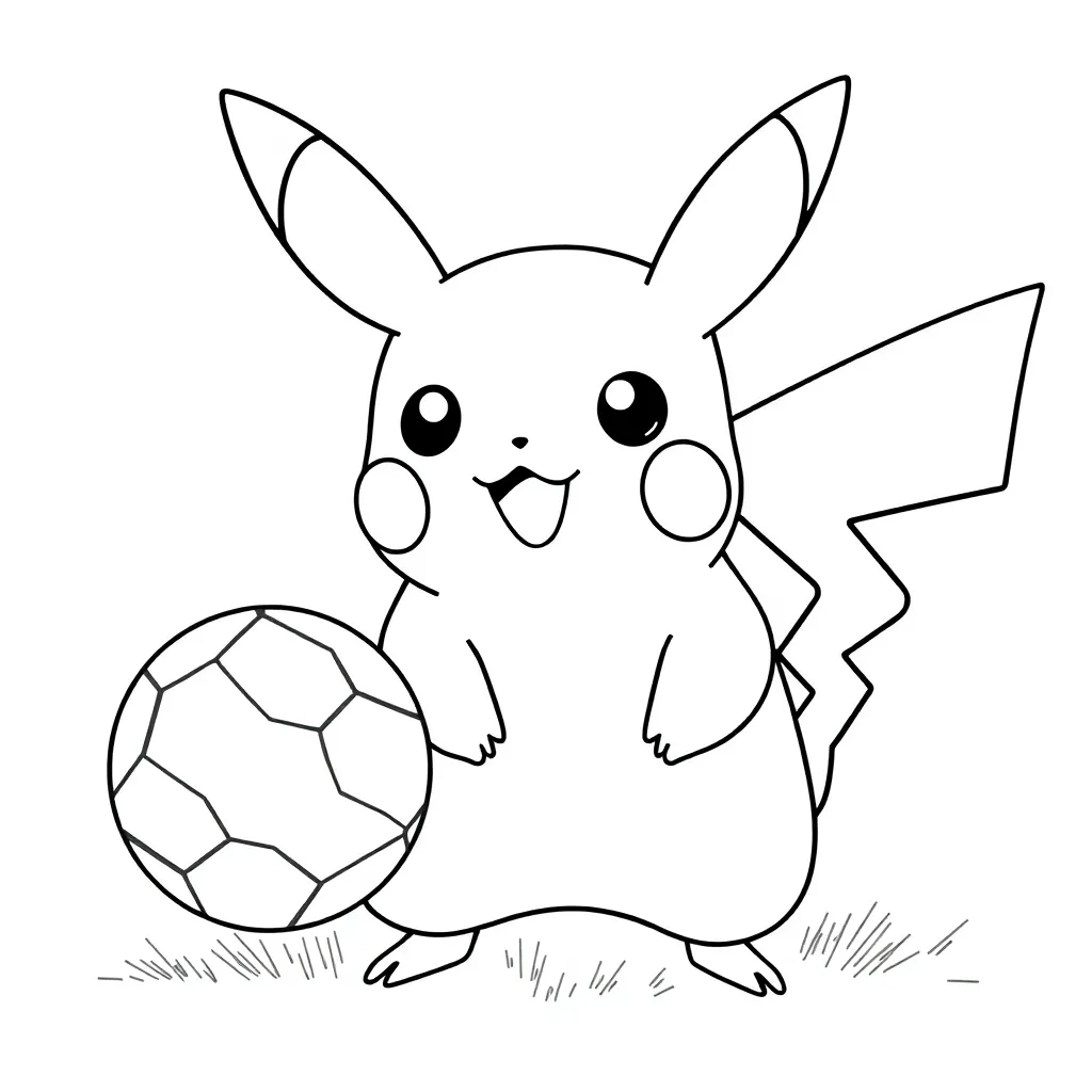Pikachu and a dream together football.