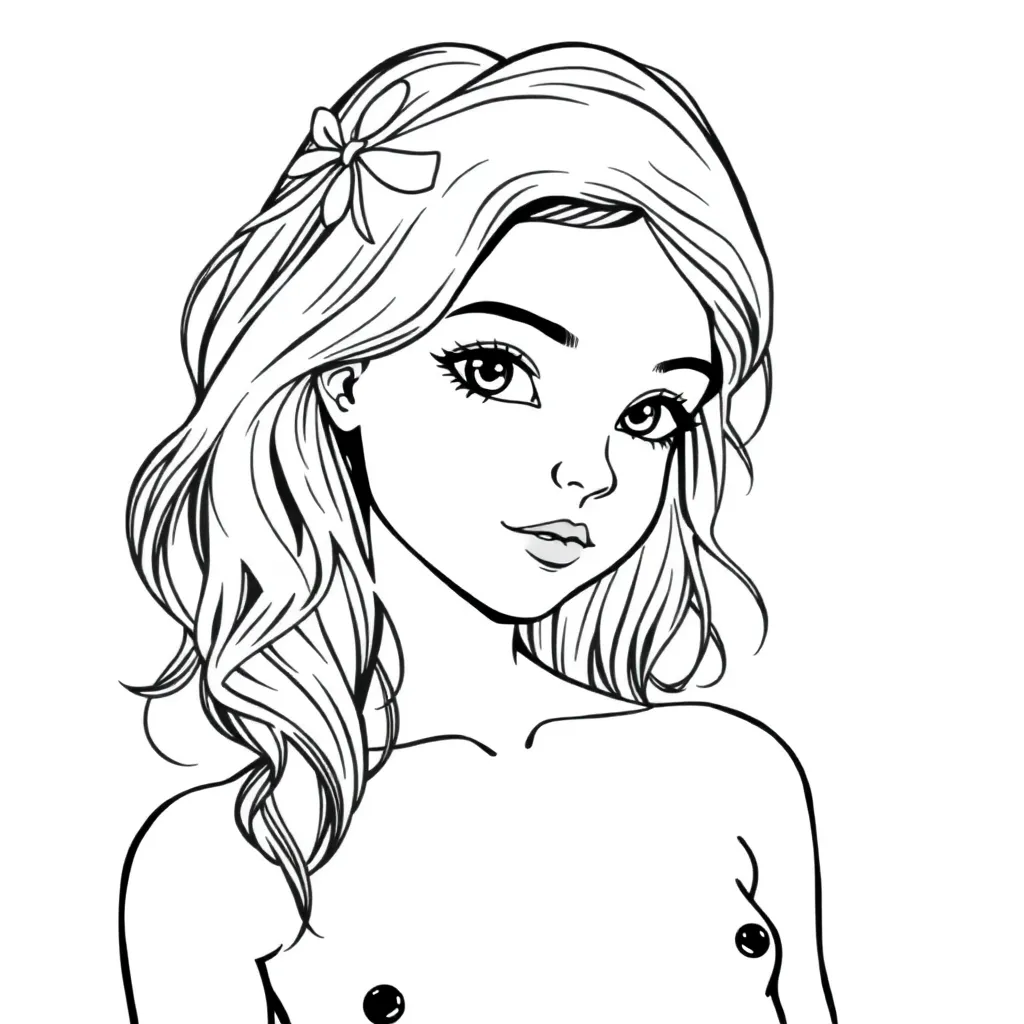 a young nude girl