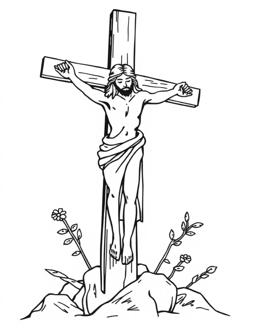 Jesus and cross