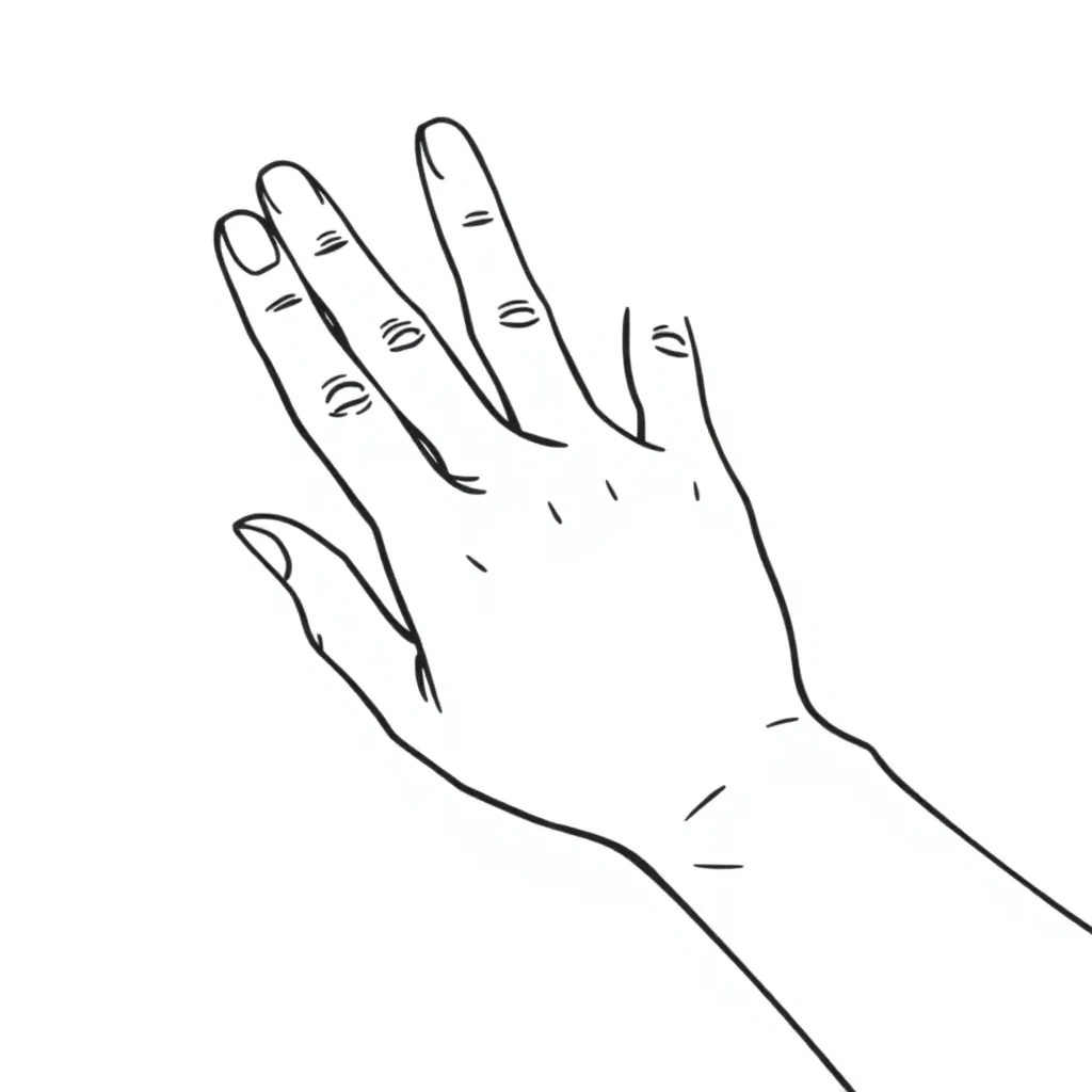 A massage hand