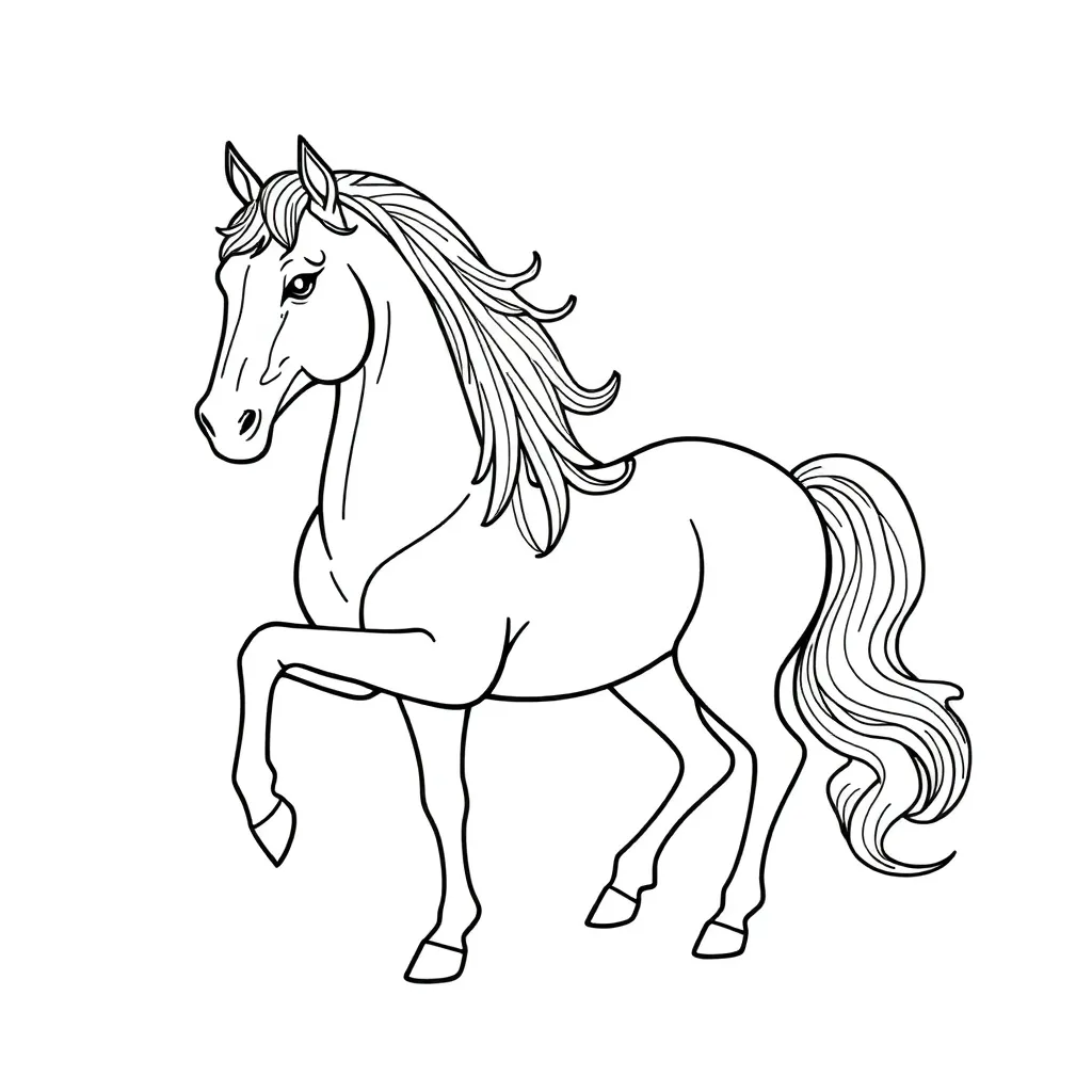 Horse year New Year painting